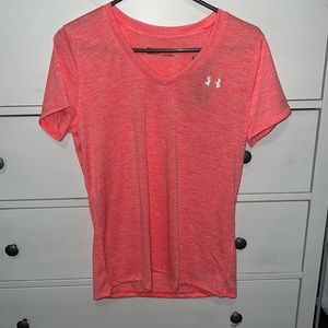 Under Armour women’s pink workout shirt size Medium